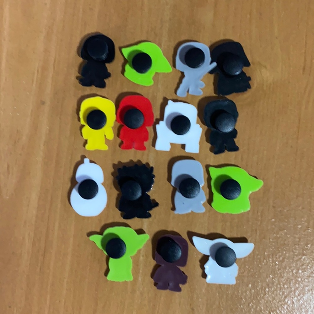 Crocs Shoe Charms Star Wars 15 pc. NWOT Unbranded - Picture 2 of 2